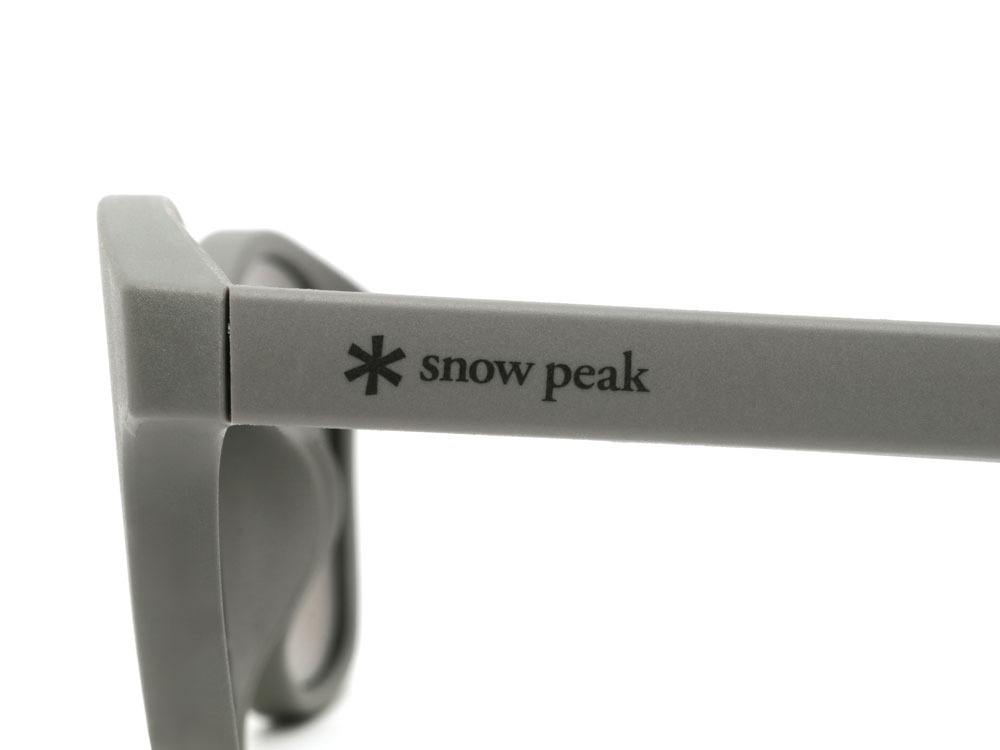 JINS × Snow Peak Rubber Sunglasses 灰 (Wellington)偏光レンズ