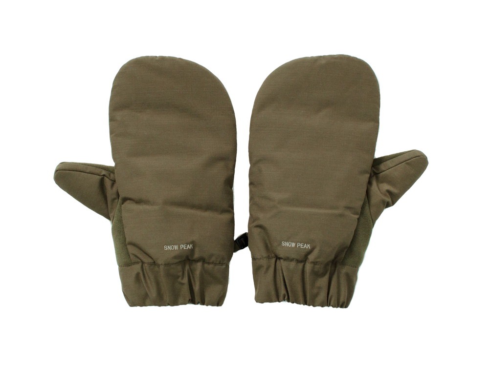 FR Down Mittens L Olive