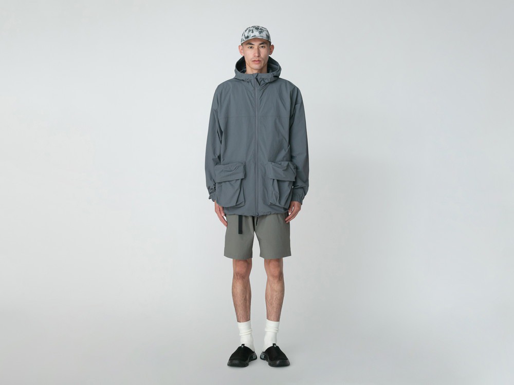 Nylon Tussah Jacket M BLACK