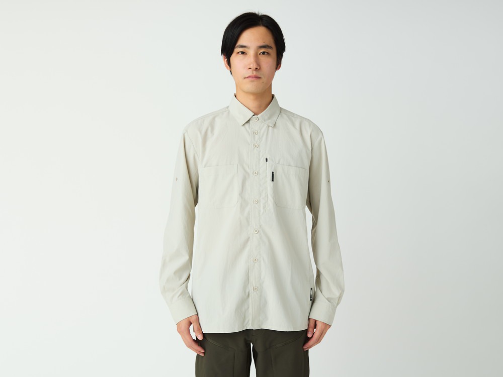 Utility Field Long Sleeve Stretch Dry Shirt S WHITE
