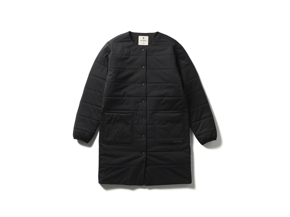 Flexible Insulated Long Cardigan 3 BLACK