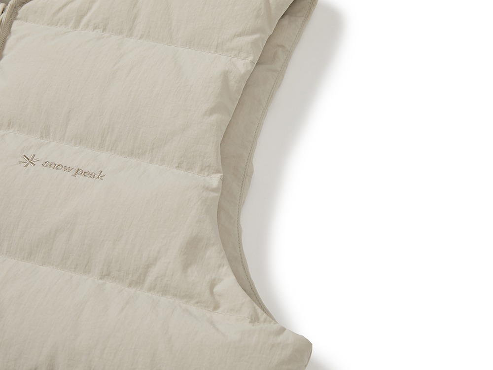 Land Lightweight Down Vest L LIGHT BEIGE