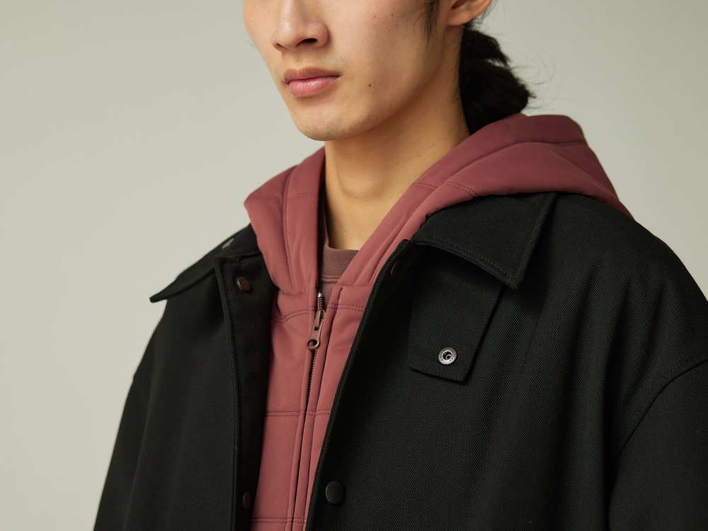 【先行予約商品】Hybrid Wool Coach Jacket M BLACK