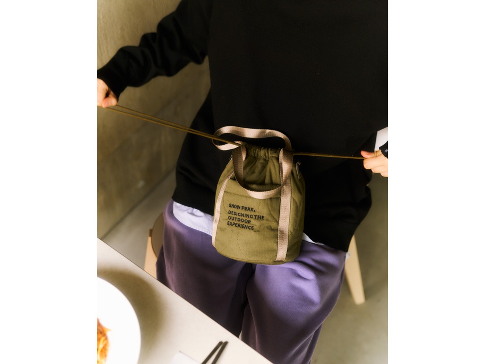 Quilted Ripstop Pouch One OLIVE