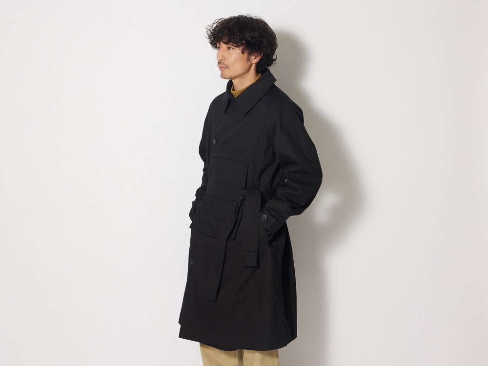 TAKIBI Chino Trench Coat M Black(JK-23AU10803BK) | コートの通販 ...