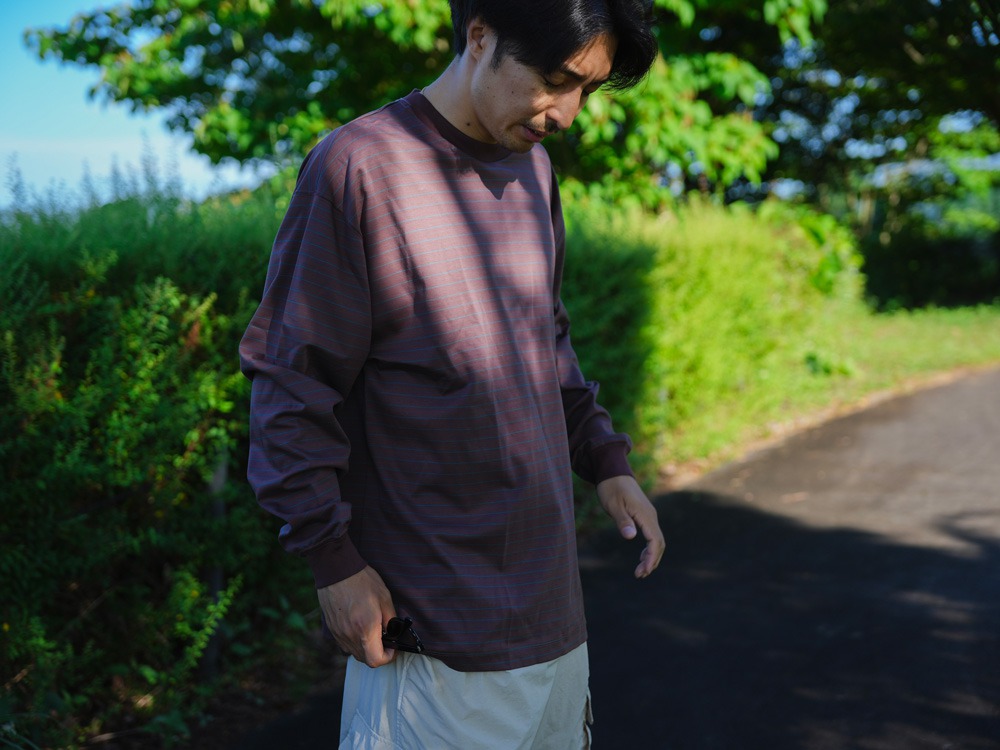 OG CottonMercerizedBD L/S T-Shirt M BLUE BD