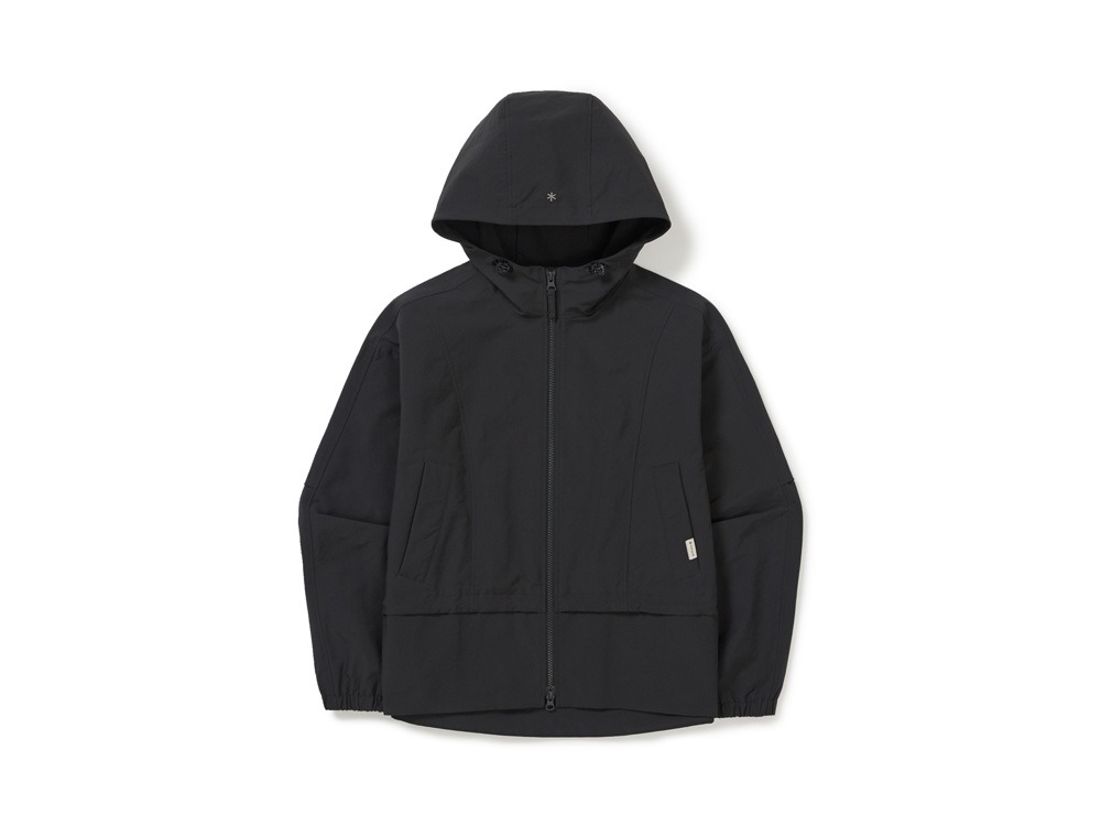 Polywasher Women's Hood Windbreaker S DARK CHARCOAL