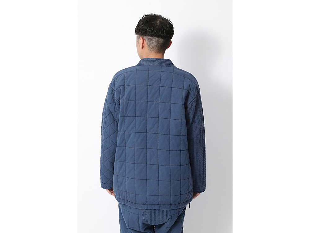 Patchwork Quilted NORAGI Jacket XL Navy