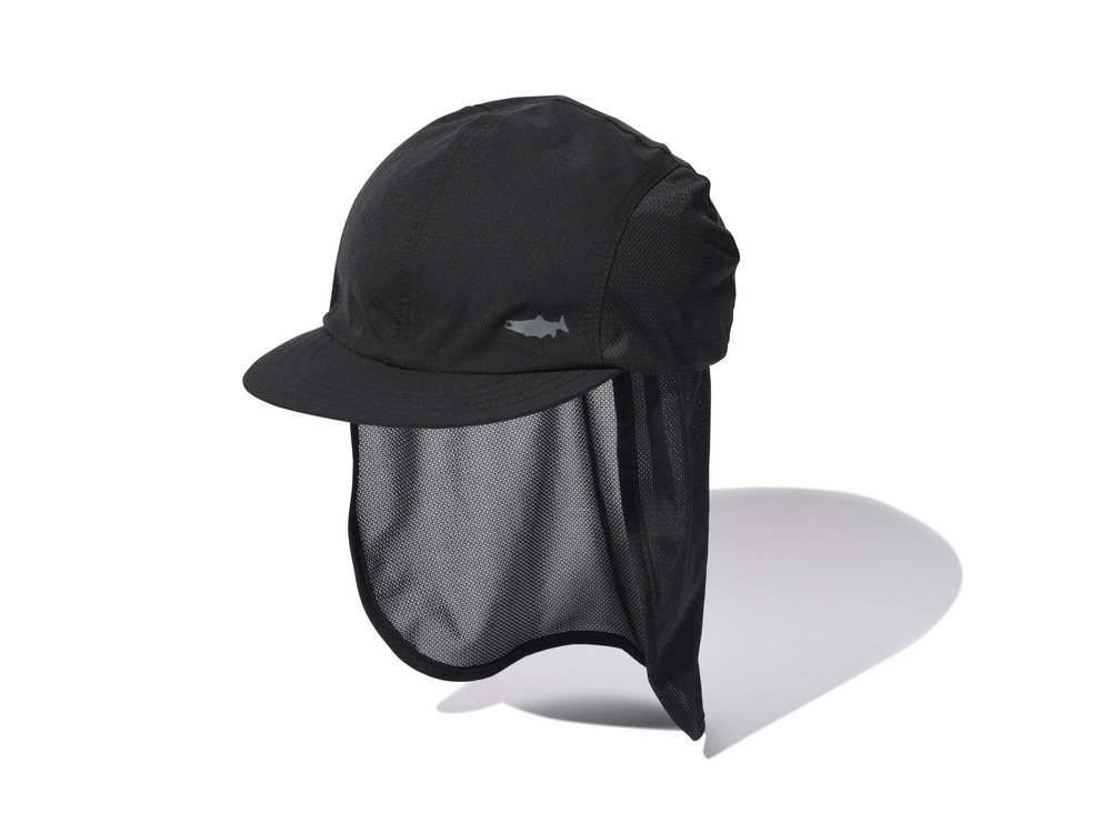 Toned Trout Sun Guard Cap One Black(TT2410-AC02BK) | 帽子の
