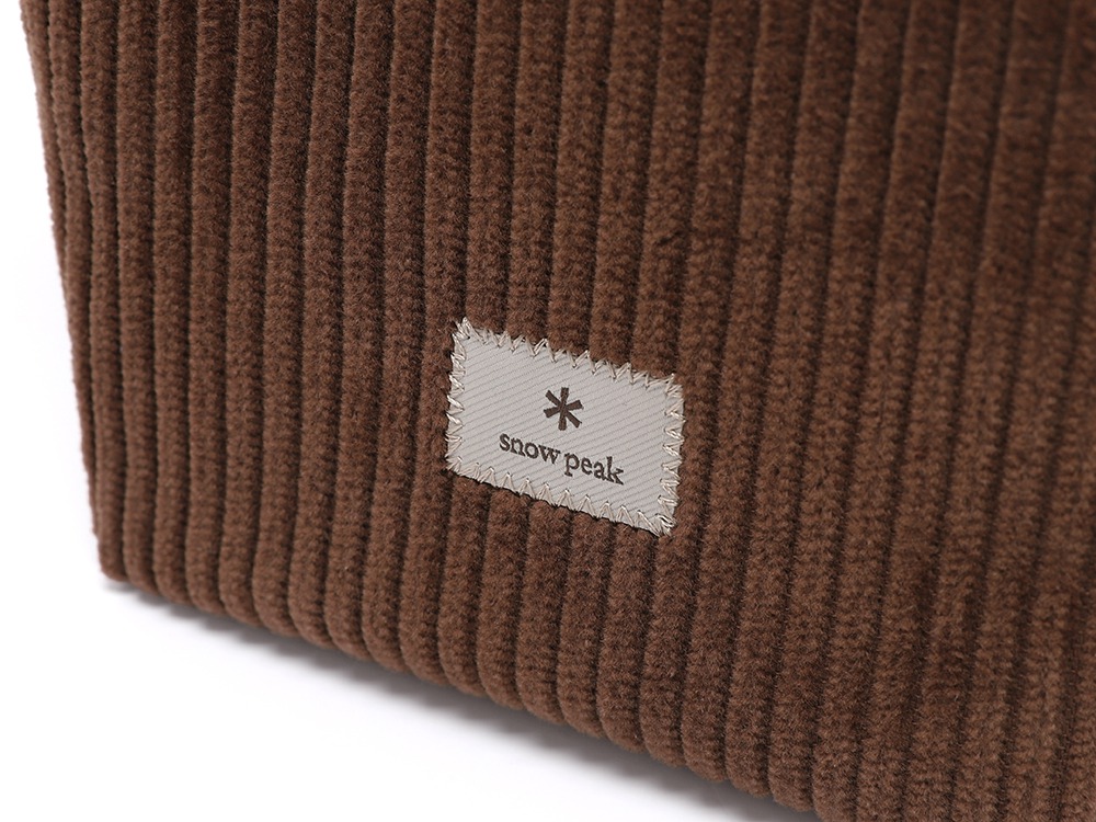 Corduroy Micro Tote Bag One BROWN