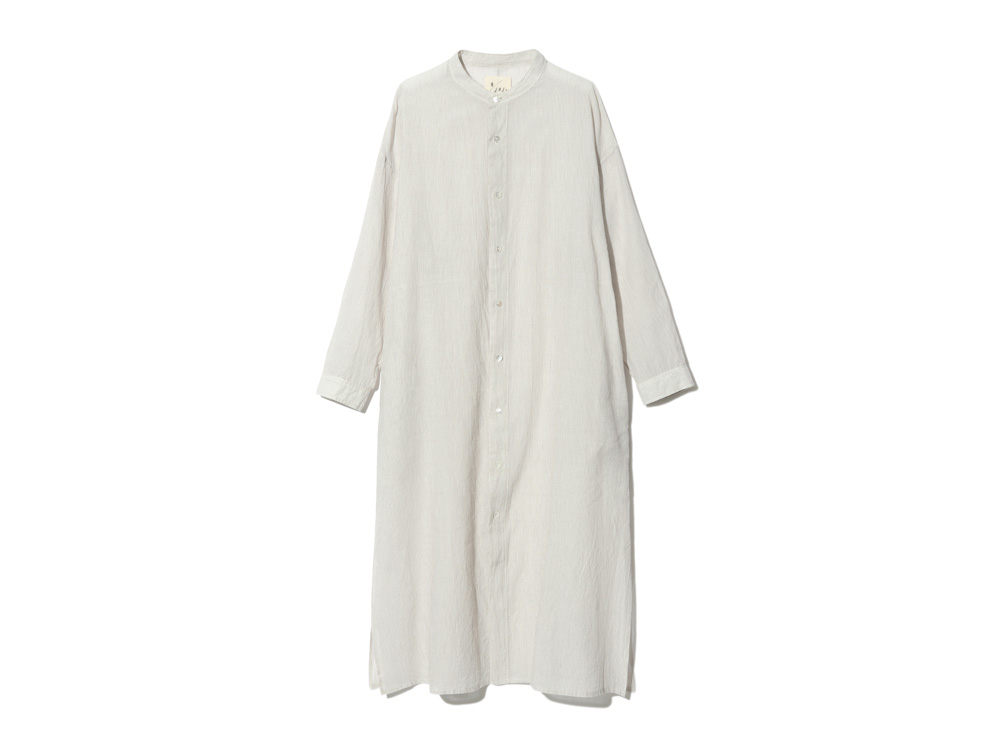 Hand woven Cotton Pinstripe Long Shirt