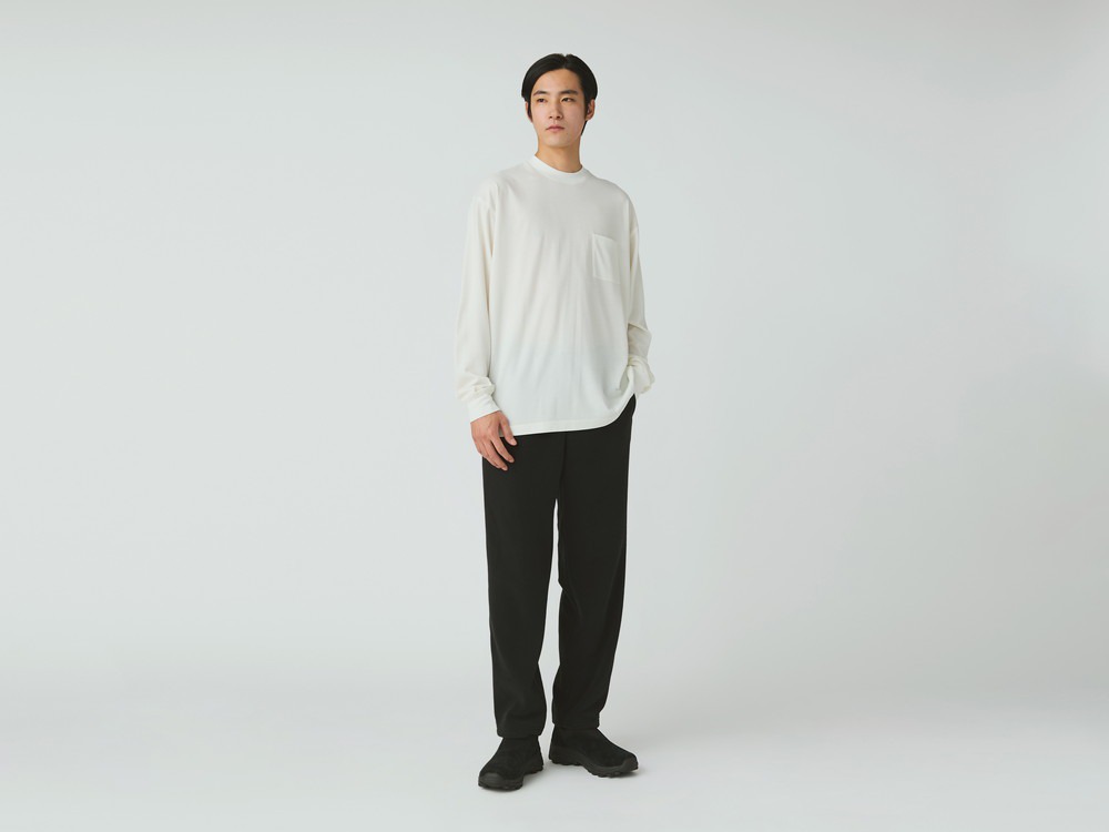 【先行予約商品】Hybrid Wool Mesh L/S T-Shirt M ECRU
