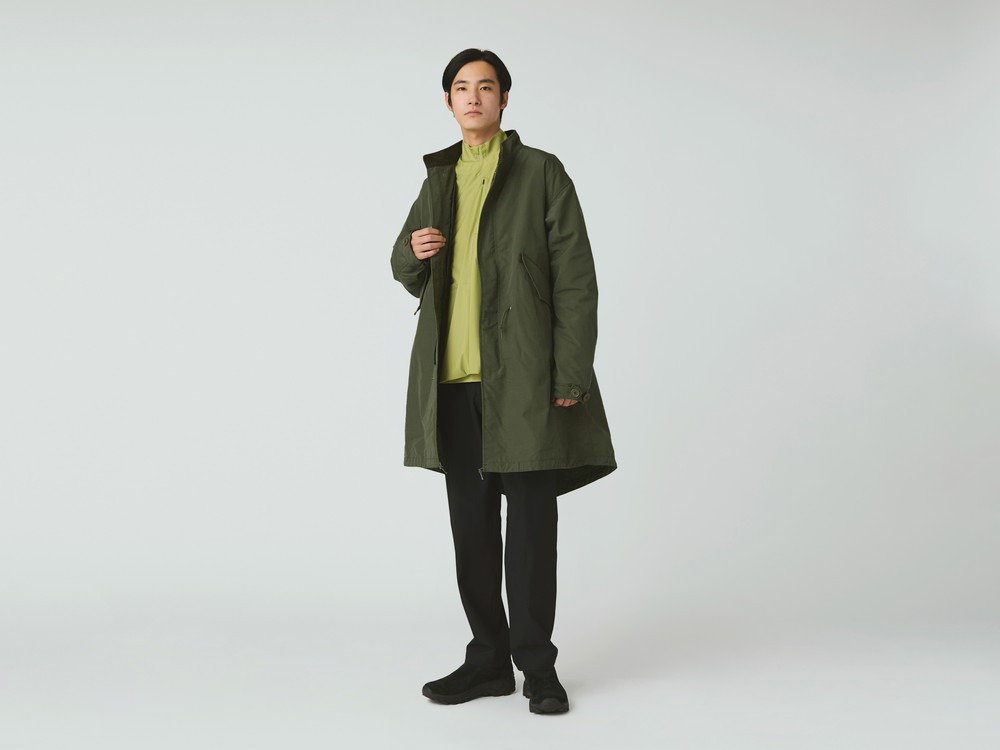 【先行予約商品】TAKIBI Ripstop Adjustable Fishtail Coat S OLIVE