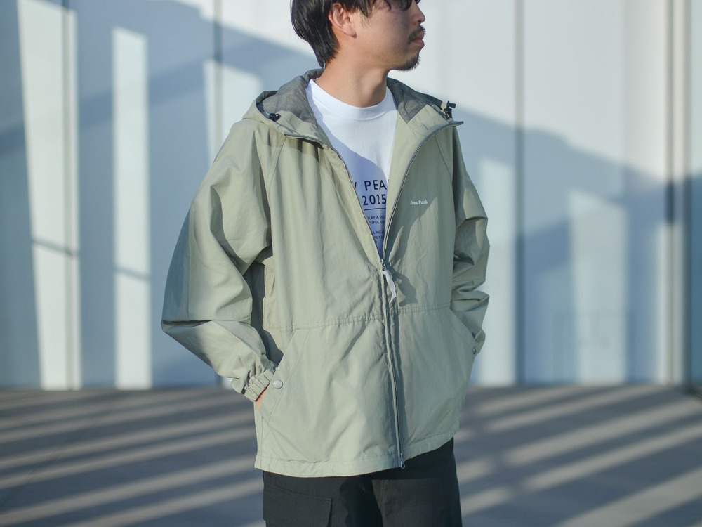 Light Mountain Cloth Zip Up Parka M BLUE