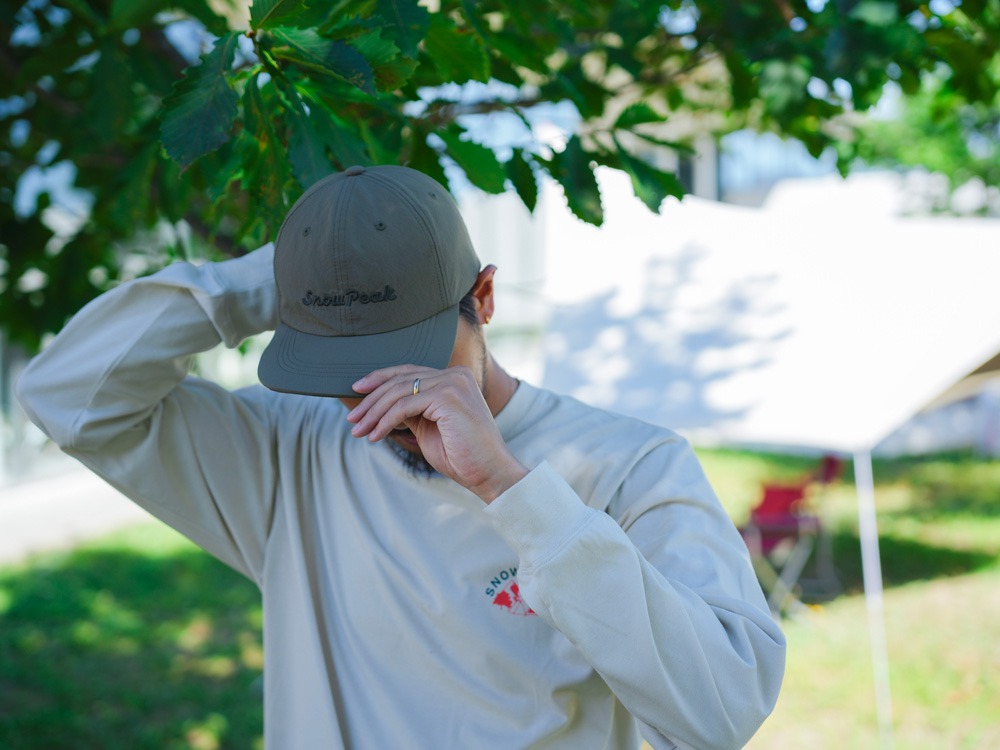 Snow Peak Typography Cap One OLIVE