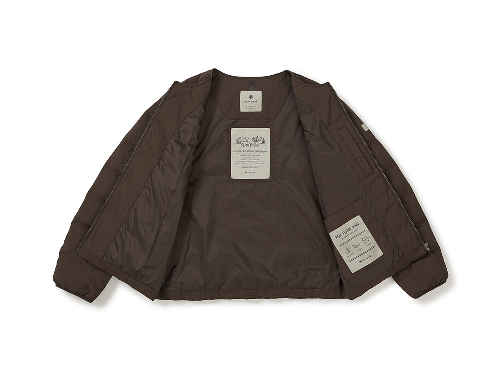 Land Women's Lightweight Down Jacket S CHOCO BROWN