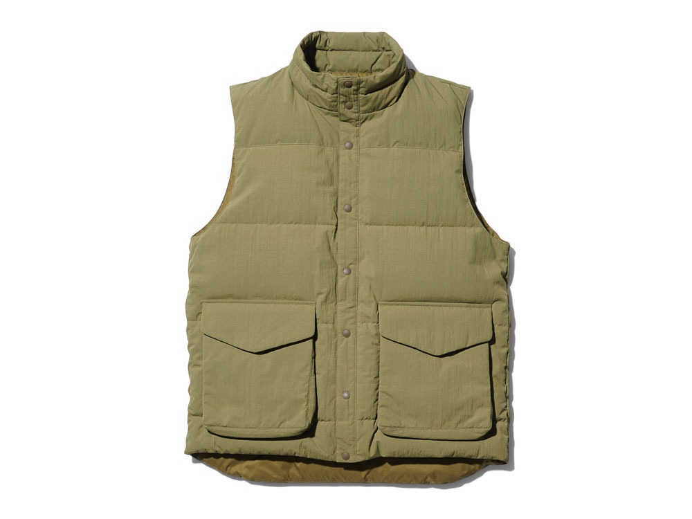 Recycled Down Vest 1 Olive