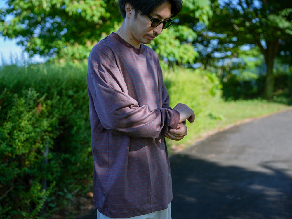 OG CottonMercerizedBD L/S T-Shirt M BLUE BD