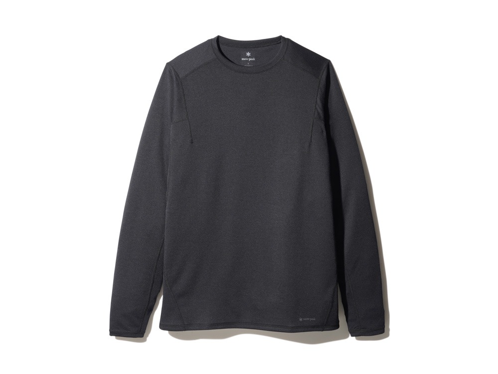 Recycled Pe/Wo L/S T shirt 1 Black