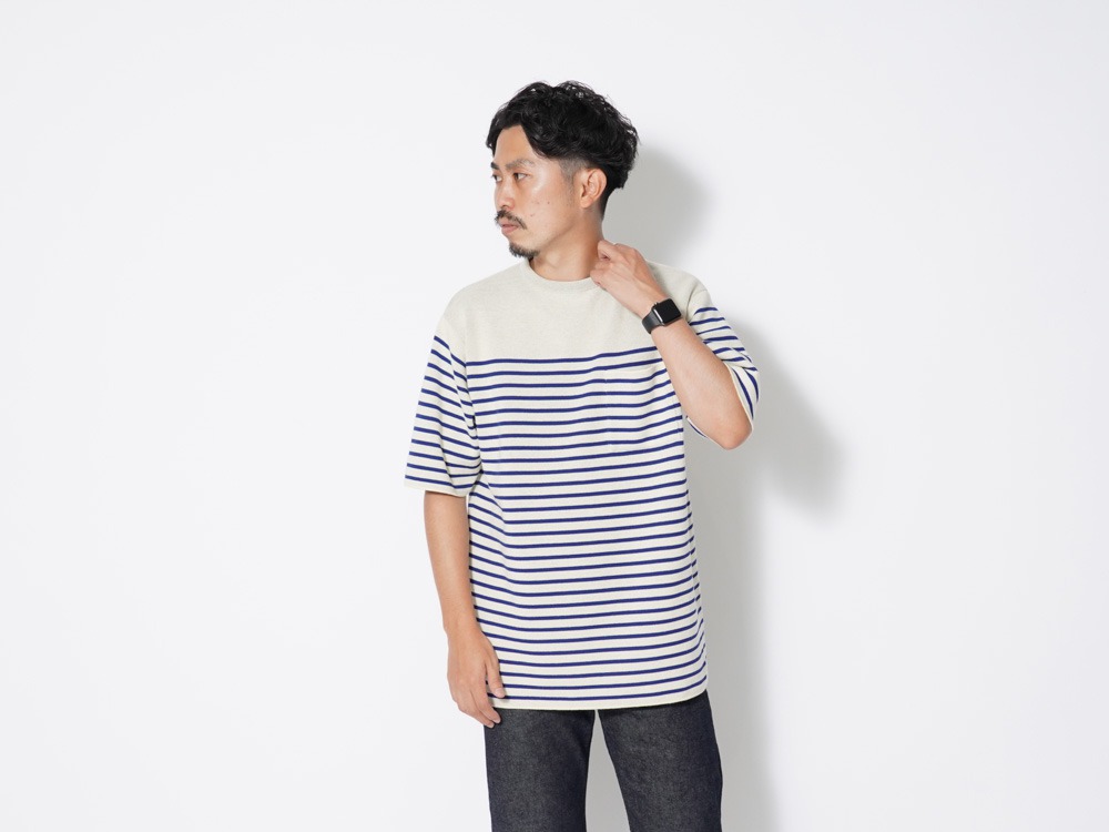 Co/Ny/Pe S/S Crew Neck Pullover XL BGMD