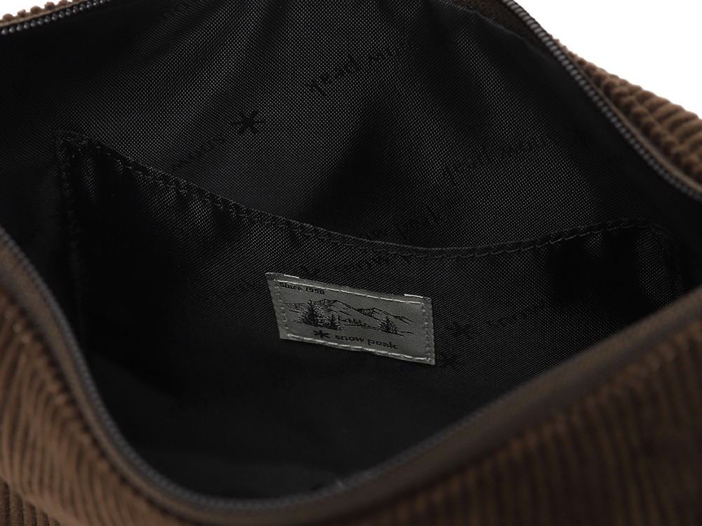 Corduroy Small Hobo Bag One CHOCO BROWN