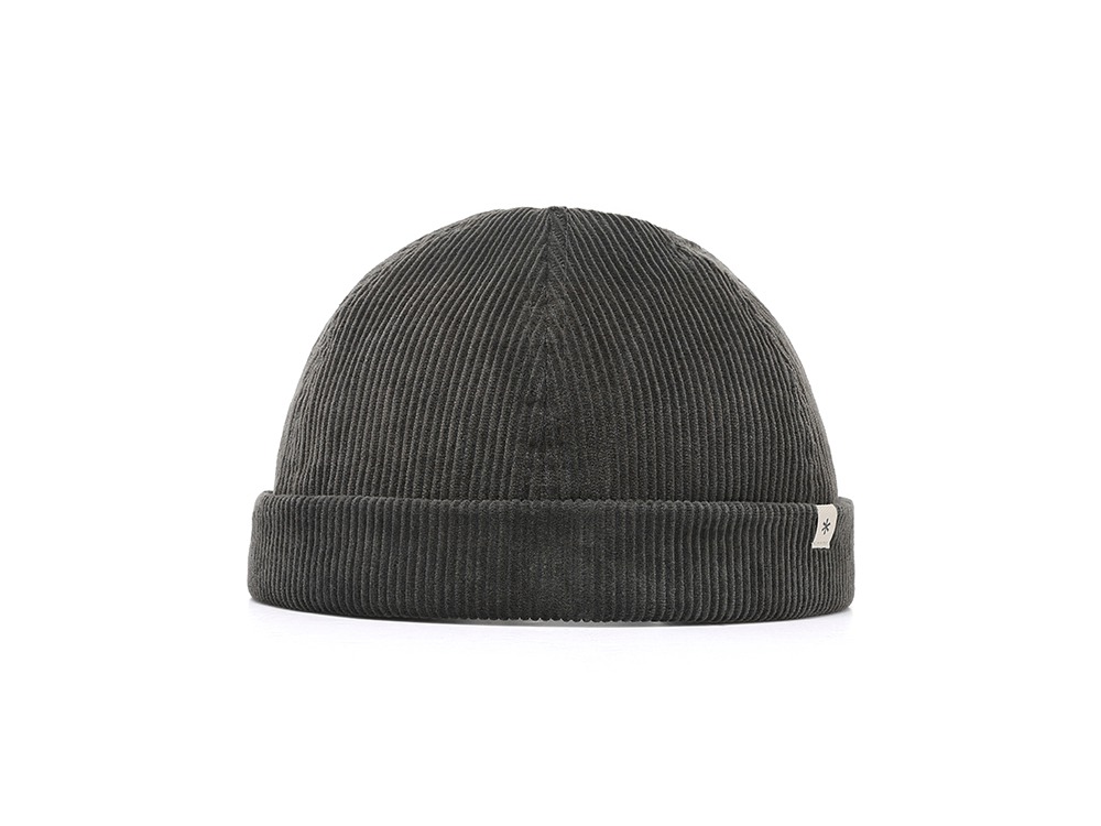 Corduroy Watch Cap One CHARCOAL