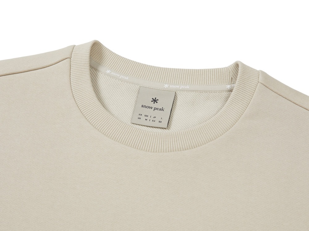 Land Pocket Sweatshirt M LIGHT BEIGE