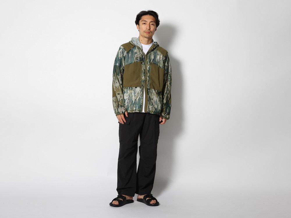 Printed Insect Shield Mesh Jacket 1 Olive