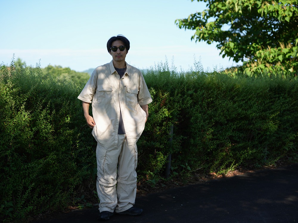 【先行予約商品】Garment Dyed Convertible Shirt M IVORY