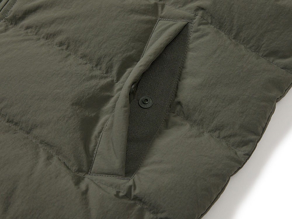 Land Lightweight Down Vest M KHAKI