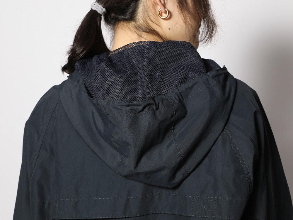 Light Mountain Cloth Zip Up Parka 1 Navy