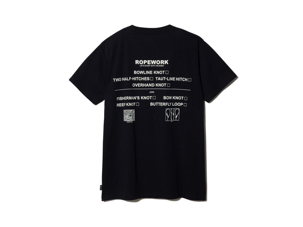 ROPEWORK T shirt XL Black