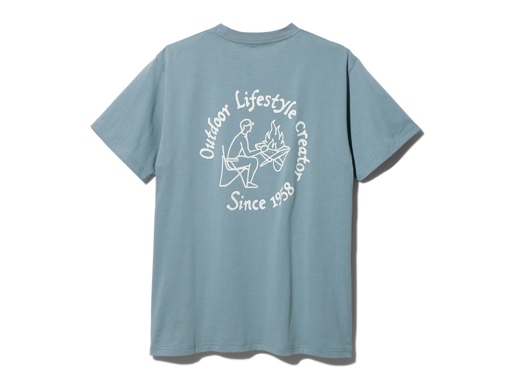 Snow Peak Camping Club T shirt 1 Sax