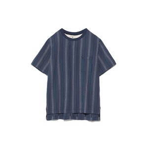 ドビーストライププルオーバー M ネイビー Sh 17su30603nv Tシャツ