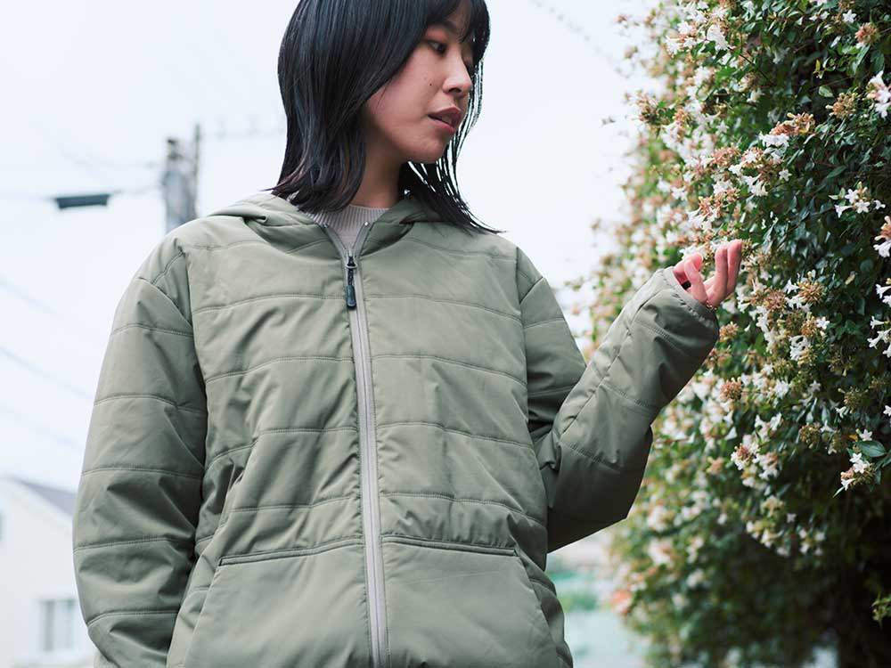 ジップボタンジップアップ【新品未使用】Flexible Insulated Zip Up Hoodie