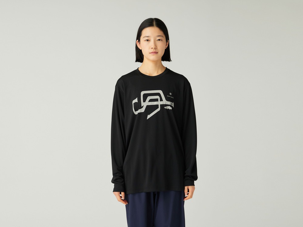 SP Logo Graphic Long Sleeve T-Shirt S GREIGE