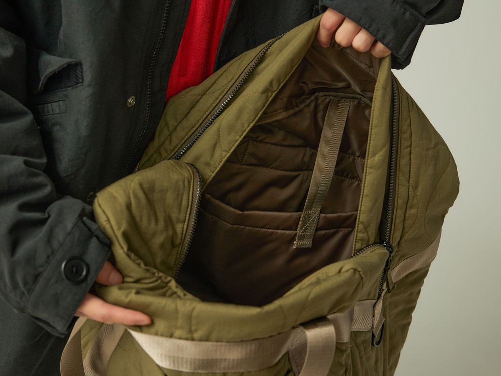 Quilted Ripstop Duffle One BLACK