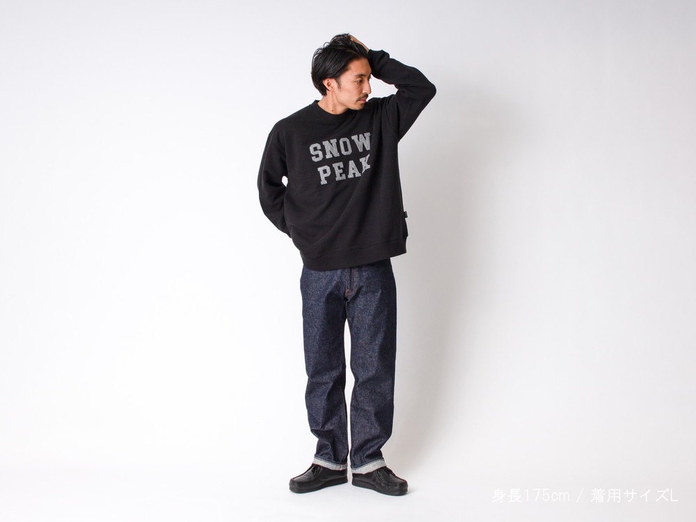 SP Felt Logo Sweatshirt Pullover M Black