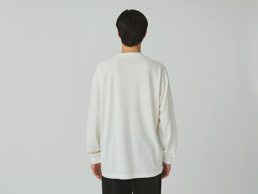 【先行予約商品】Hybrid Wool Mesh L/S T-Shirt M ECRU