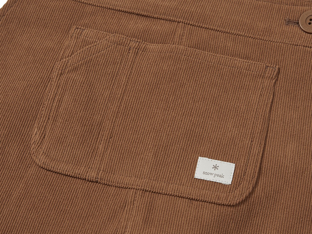 Corduroy Women's Overall Dress S BRICK