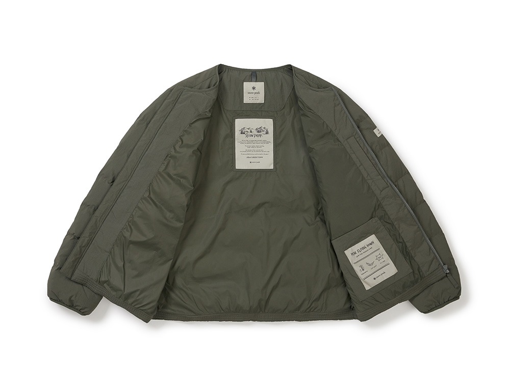 Land Lightweight Down Jacket M KHAKI