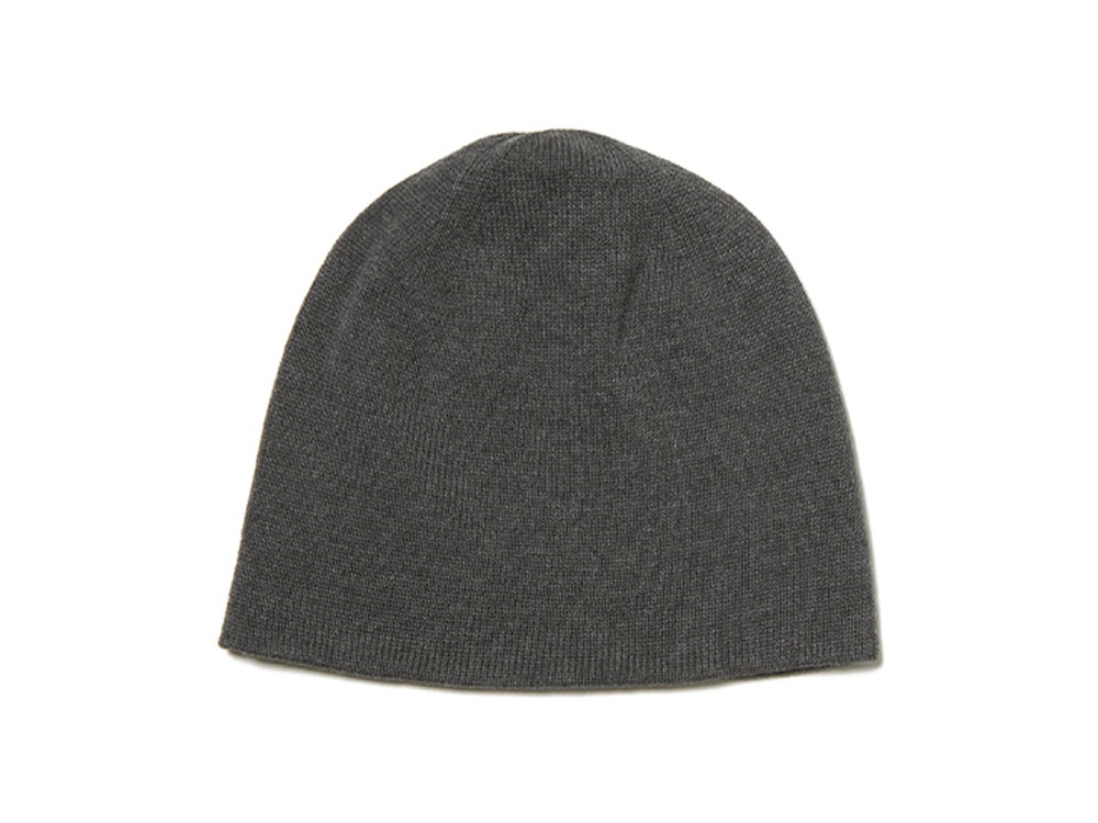Flat Knit Cap One Grey
